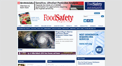 Desktop Screenshot of foodsafetymagazine.com